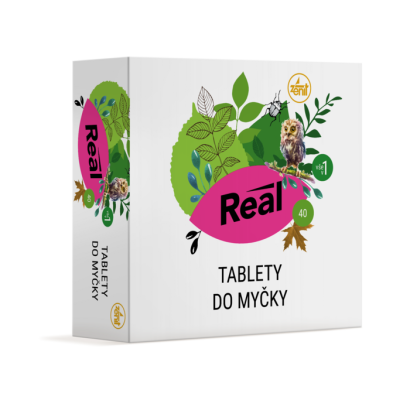 Real green clean tablety do myčky 40 tablet Real green clean tablety do myčky 40 tablet