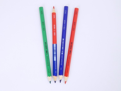Tužky barevné kancelářské 0,9 mm červeno-modrá