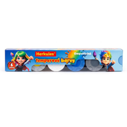 Herkules Temperové barvy 6 x15 g