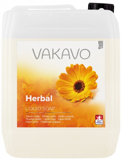 Vakavo Herbal tekuté mýdlo bílé   5 litrů